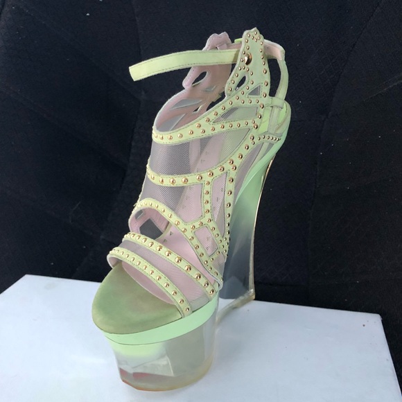 versace plexi sandals